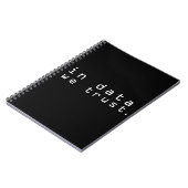 Daten, denen wir vertrauen notizblock (Linke Seite)