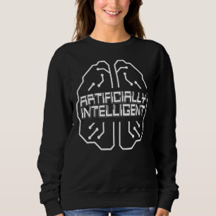 Daten der künstlichen Intelligenz Sweatshirt