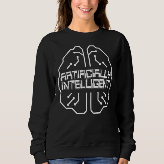 Daten der künstlichen Intelligenz Sweatshirt (Vorderseite)
