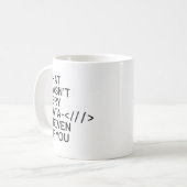 Daten, die von Ihnen gespannt sind, Analyst Frauen Kaffeetasse (Vorderseite Links)