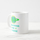 Daten durch das Universum Kaffeetasse (Vorderseite Links)