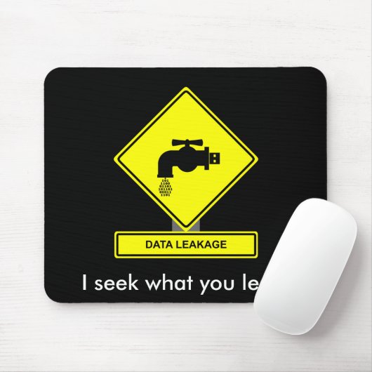 Daten-Durchsickern Mousepad (Mit Mouse)