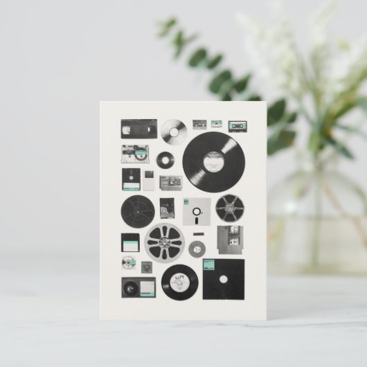 Daten | Florent Bodart Postkarte (Stehend Vorderseite)