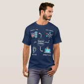 Daten für Datenwissenschaftler Analysten und Ingen T-Shirt (Vorne ganz)