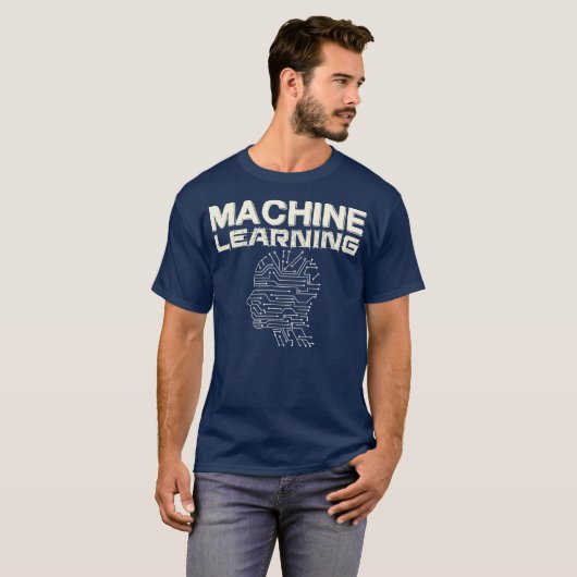 Daten für maschinelles Lernen von Daten im Umgang T-Shirt (Vorne ganz)