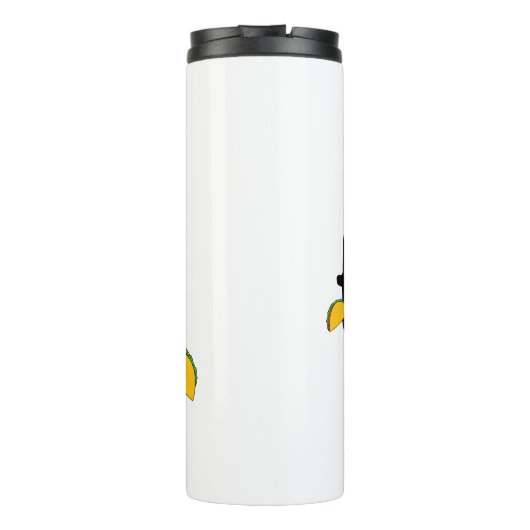 Daten für Tacos und ein Fairer Lohn Thermosbecher (Rückseite)