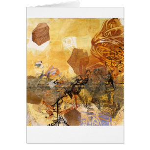 Daten-Impuls-abstrakte Kunst-Karte