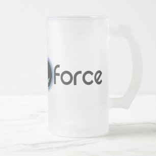 Daten-Kraft Bier-Tasse - 16oz Mattglas Bierglas