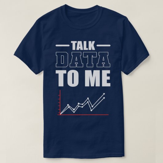 Daten mit Data Scientist Data Analyst T-Shirt (Design vorne)