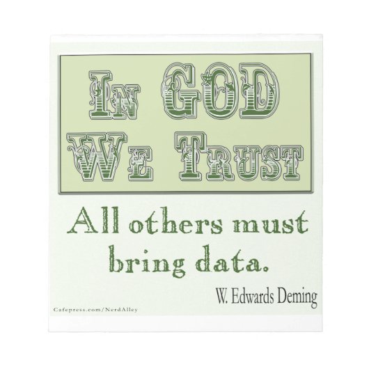 Daten müssen mitgebracht werden notizblock (Vorderseite)