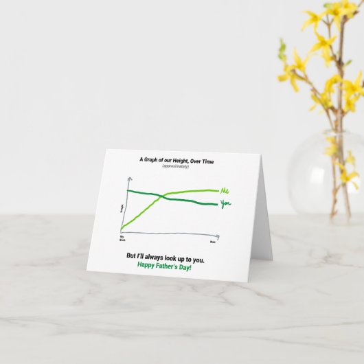 Daten-Nerd-Vatertagskarte Karte (Gelbe Blume)