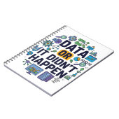 Daten oder es geschah nicht mit Analytik und Spaß Notizblock (Linke Seite)