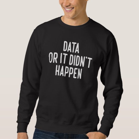 Daten oder es ist nicht bei einem besonderen Ed-Ve Sweatshirt (Vorderseite)