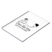 DATEN SO ERHALTEN MICH AUFREGTEN NOTIZBLOCK (Linke Seite)