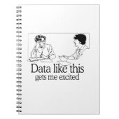 DATEN SO ERHALTEN MICH AUFREGTEN NOTIZBLOCK (Vorderseite)