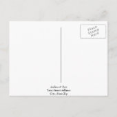 Daten speichern ankündigungspostkarte (Rückseite)