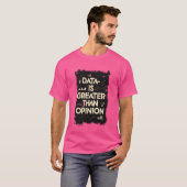 Daten, Statistiken, Datenanalyse, Datenwissenschaf T-Shirt (Vorne ganz)
