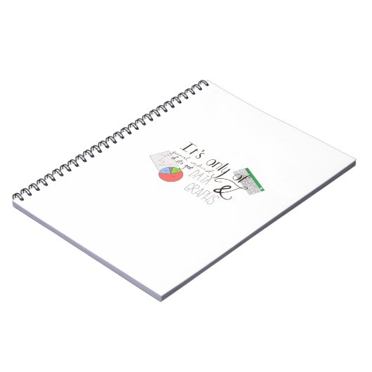 Daten und Grafiken - Funny Zitat Notizblock (Linke Seite)