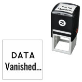 Daten verschwanden Text Teppiche Permastempel (Beispiel)