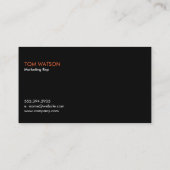 Daten Visitenkarte (Rückseite)