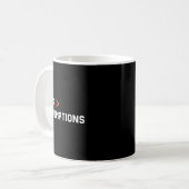 Daten vor Annahmen lustiger Tech-Analyst Wissensch Kaffeetasse (Vorderseite Links)