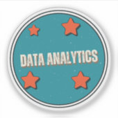 Datenanalyse Aufkleber (Vorderseite)
