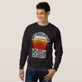 Datenanalyse, wenn Sie Daten in Wolkenkratzern spe Sweatshirt (Vorne ganz)