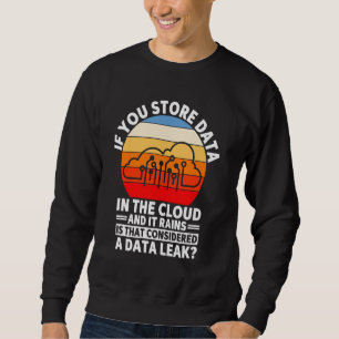 Datenanalyse, wenn Sie Daten in Wolkenkratzern spe Sweatshirt