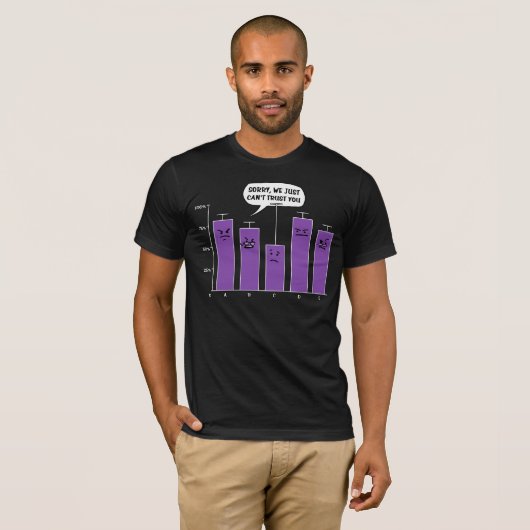 Datenanalyse-Wissenschaftgeek-Nerd-Witz T-Shirt (Vorne ganz)
