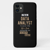 Datenanalyst Case-Mate iPhone Hülle (Rückseite)