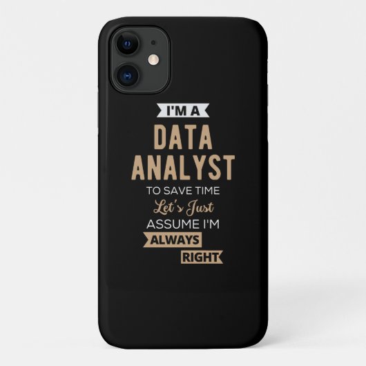Datenanalyst Case-Mate iPhone Hülle (Rückseite)