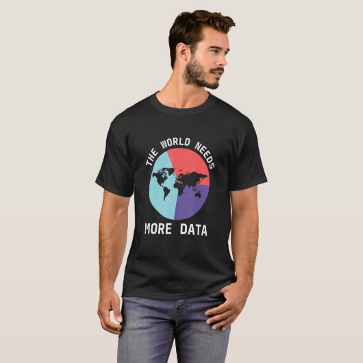 Datenanalyst - Digitale Daten T-Shirt (Vorne ganz)
