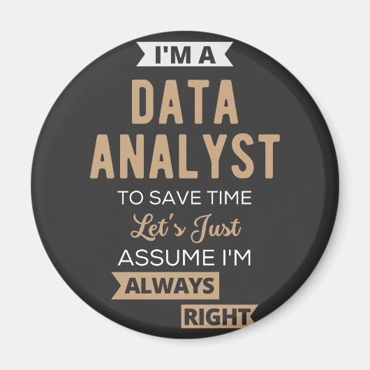 Datenanalyst Magnet (Vorne)