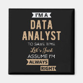 Datenanalyst Magnet (Vorne)