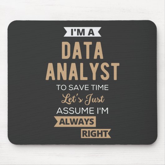 Datenanalyst Mousepad (Vorne)
