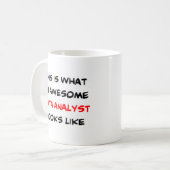 Datenanalyst, phantastisch kaffeetasse (Vorderseite Links)