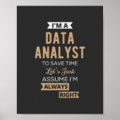 Datenanalyst Poster (Vorne)