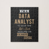 Datenanalyst Puzzle (Vertikal)