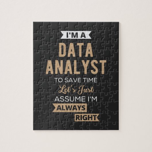 Datenanalyst Puzzle (Vertikal)