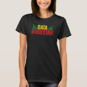 Datenanalyst Rockstar Statistician Data Scientist T-Shirt (Vorderseite)