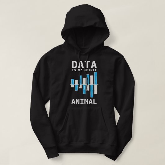 Datenanalyst Spirit Animal Data Scientist Software Hoodie (Design vorne)