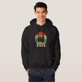 Datenanalyst steigt Retro-Vintage-Digital-Eingabe  Hoodie (Vorne ganz)