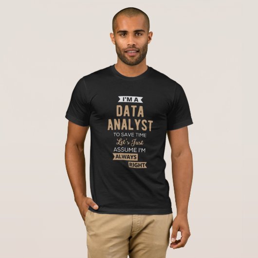 Datenanalyst T-Shirt (Vorne ganz)