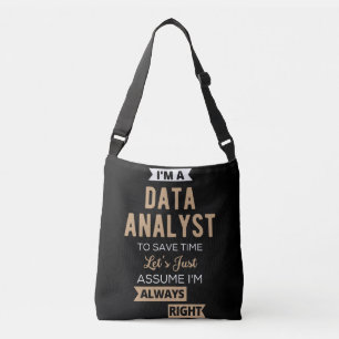 Datenanalyst Tragetaschen Mit Langen Trägern