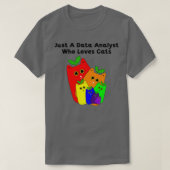 Datenanalyst und -analytiker T-Shirt (Design vorne)