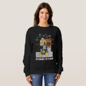 Datenanalytik-Übertragung im Internet der Dinge Sweatshirt (Vorne ganz)