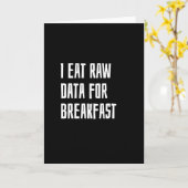 Datenanalytiker Karte (Gelbe Blume)