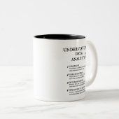 Datenanalytiker verstehen - Funny Definitions Zweifarbige Tasse (VorderseiteRechts)