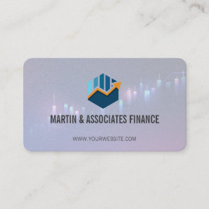 Datenbalkendiagramm Krypto Finanzmarkt Visitenkarte