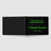 Datenbank Administrator Condolences Guestbook Gästebuch (Voll)